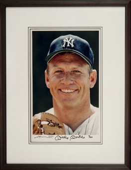 Mickey Mantle Limited Edition Signed Oversized Photograph      